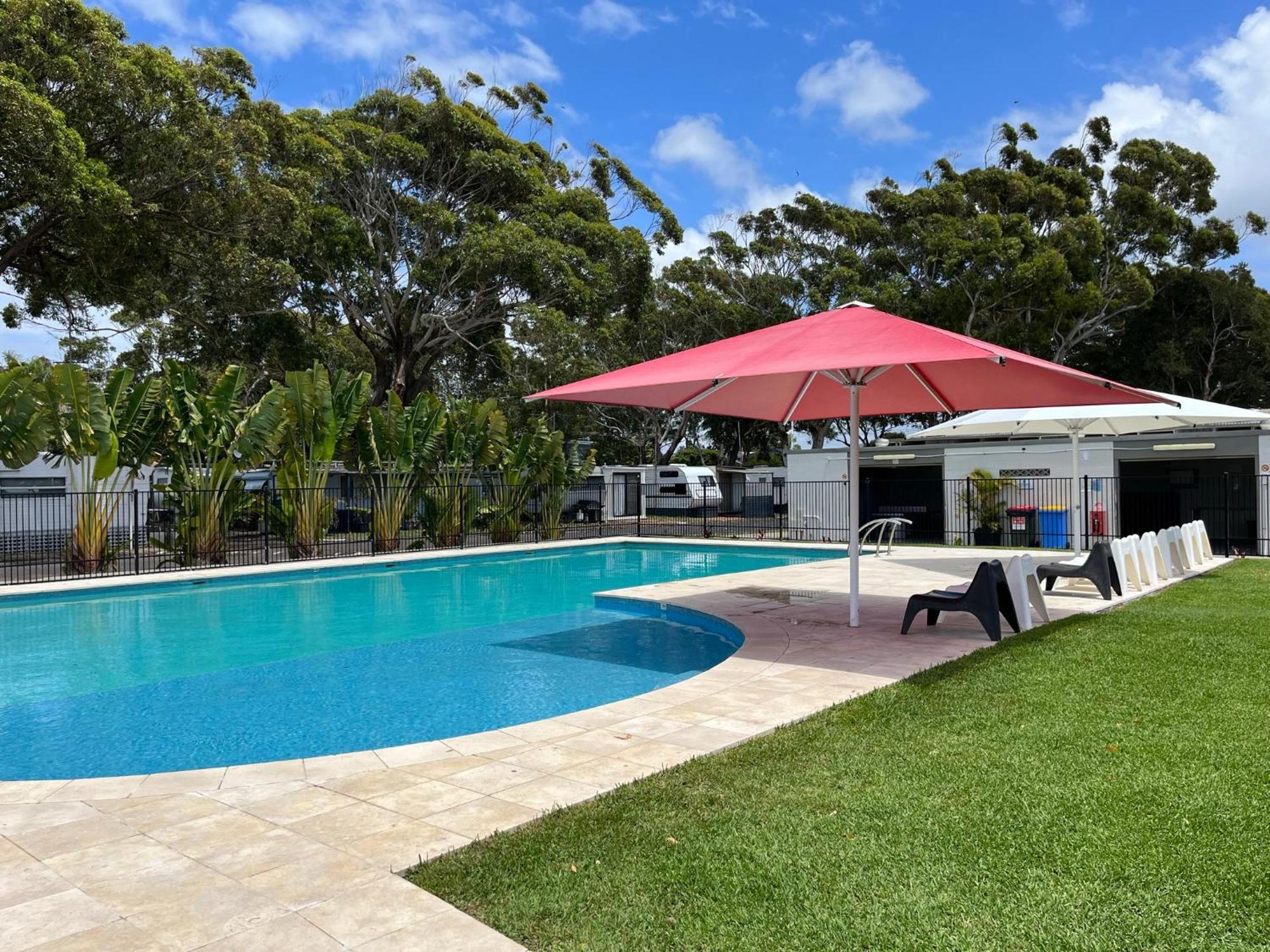 Shelly Beach Holiday Park Entrance Exteriör bild